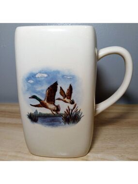 Vintage Wildlife Ceramic Stein Extra Large